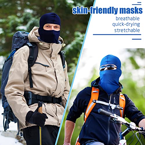 Image of 30 Pcs Balaclava Ski Face Mask Full Face Cover Mask UV Protection Cooling Neck Gaiter Summer for Men Women Winter Outdoor