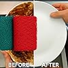 10 Non-Scratch Mesh Dish Washing Net Cloths – Odorless, Quick-Dry Scrubbing Dish Cloths for Kitchen Cleaning, Nonstick Cookware, Pots, Pans & Glassware – Reusable Durable Sponge Alternative #1