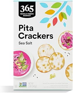 365 by Whole Foods Market, Cracker Pita Sea Salt, 5 Ounce