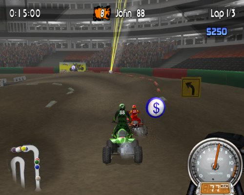 ATV QUAD KINGS WII + VOLANTE