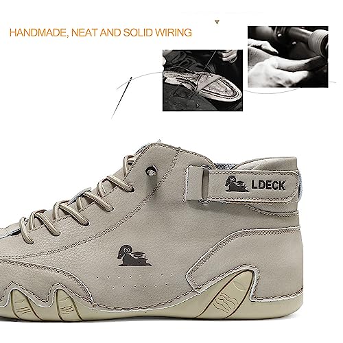 Explorer Waterproof Lightweight Unisex Outdoor Shoes for Hiking Camping & Driving Shoes High Top Chukka Boots Non-Slip Breathable Women&Men Italian Handmade Sports Shoe4
