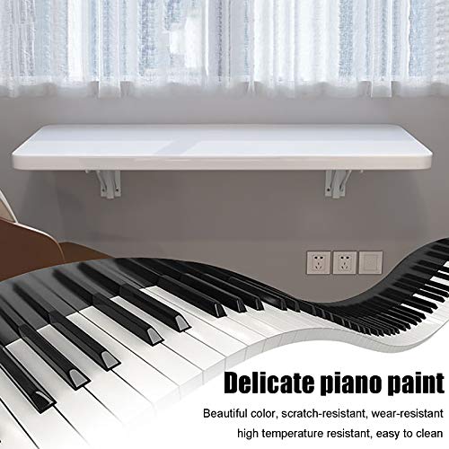 Table d'ordinateur multifonction pliable blanche et bureau mural gain de place - 6