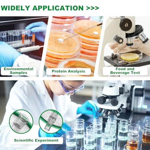 Image of Syringe Filters PES, 25mm, 0.45um, Non-Sterile, 100Pack | Syringe Lab Filter, PES Membrane, Non-Sterile Needle Filter, Lab Filtration, Barreled Packed Laboratory School Science