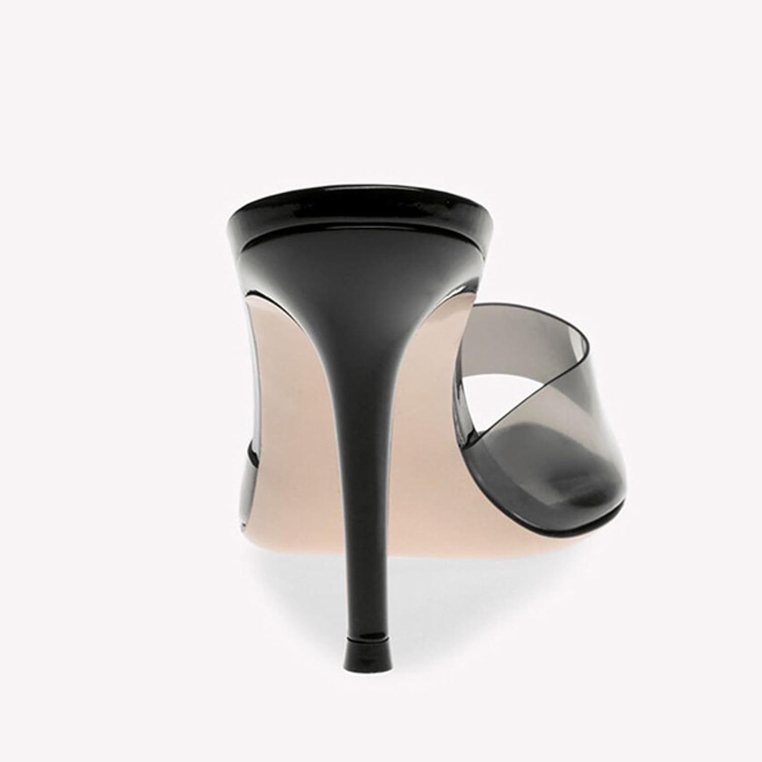 Women's Clear Pointed Toe Slingback Stilettos Heel Sandals Fashion Sexy Comfortable Summer Open Toe Backless Slip On Dress Slides Sandals for Casual Outdoor Party Work Wedding - Image 6