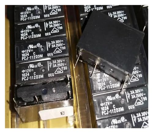 Relais PCJ-112D3M 12V 4 broches mini pour circuit imprimé