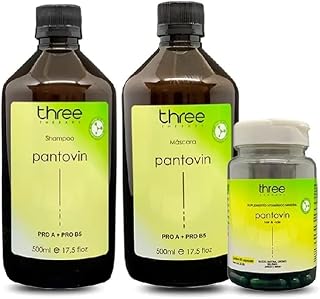Combo Pantovin P/Crescer Cabelo Cápsula + Shampoo + Máscara
