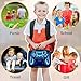 Fitvc Gamer Lunch Box for Boys,Leather Boys Lunch Bag for Kids,Gamer Gifts for Kids,Insulated Video Game Lunchbox,Reusable Portable Lunchbox for School Travel Picnic Hiking Beach