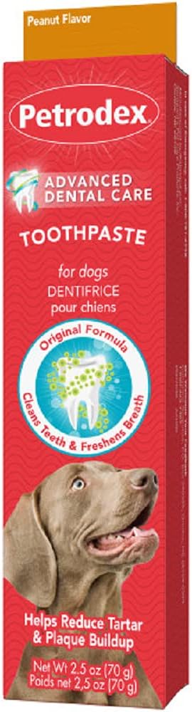 Natural Toothpaste Dog - Peanut - 2.5 Oz