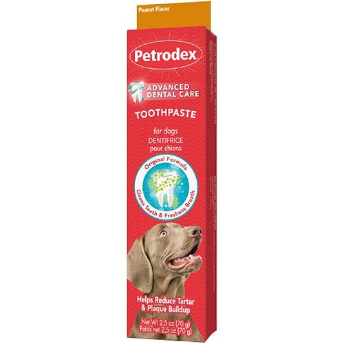 Petrodex Naturales Pasta de Dientes Perro - Cacahuetes - 2,5 oz