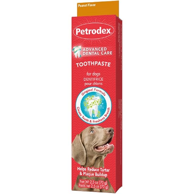 Petrodex Naturales Pasta de Dientes Perro - Cacahuetes - 2,5 oz