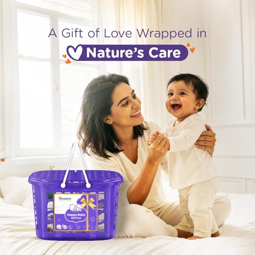 Image of Himalaya Happy Baby Gift Pack 9s with Newborn Baby Essentials | No. 1 Doctor Recommended Brand | Complete Baby Care Kit | Safe for Newborns | Perfect for Every Baby Celebration (Pack of 3)