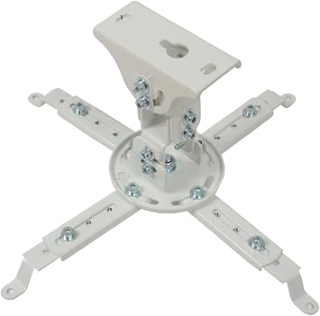VideoSecu Universal LCD/DLP Swivel Tilt Projector Ceiling Mount Bracket Fits Flat and Vaulted Ceiling PJ1W WU8