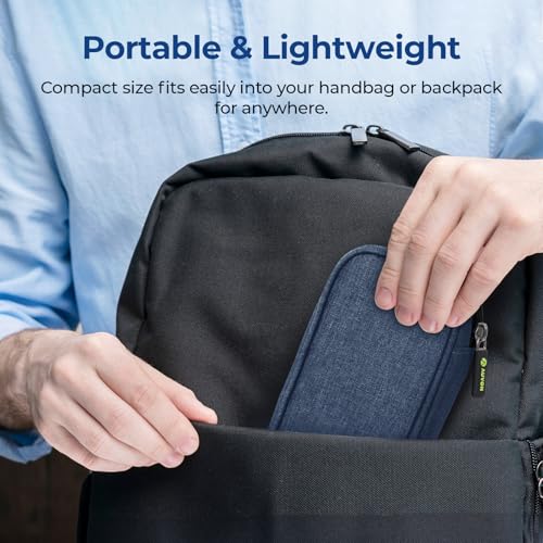 Image of AUVON Insulin Cooler Travel Case, Diabete Care, 2x90g TSA-Approved Ice Pack | Diabetic Medication Insulated Cooling Bag for 2 Insulin Pens and Diabetic Supplies Storage, Compact for Daily Life and Trips