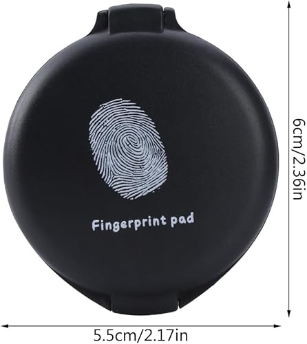 Miniatura 6 de Almohadilla de huellas dactilares, almohadilla de huellas dactilares, almohadilla de impresión de pulgar, almohadilla de secado rápido, suministros