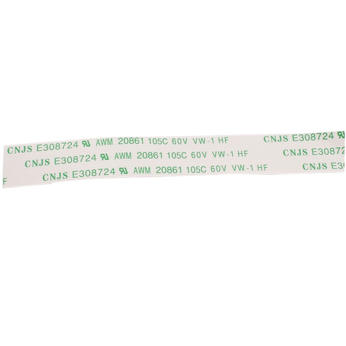 Uxcell FPC FFC Flat Ribbon Cable Cord, 0.5 mm Pitch, 20 Terminals, 200 mm, 15 Pieces