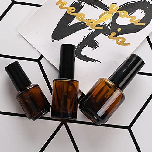 15pcs Empty Nail Polish Bottle Glass Brush Bottles Empty Nail Polish Vials Glass Bottles with Brush Glass Nail Polish Bottles Touch up Bottles Premium Nail Polish Bottles - Thumbnail 5