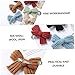 Totority 7pcs Boy Girl Bowknot Hair Clips Lightweight Decorative Hair Accessories for Girls Easy to Use Safe for All-day Wear for Toddlers and Teens