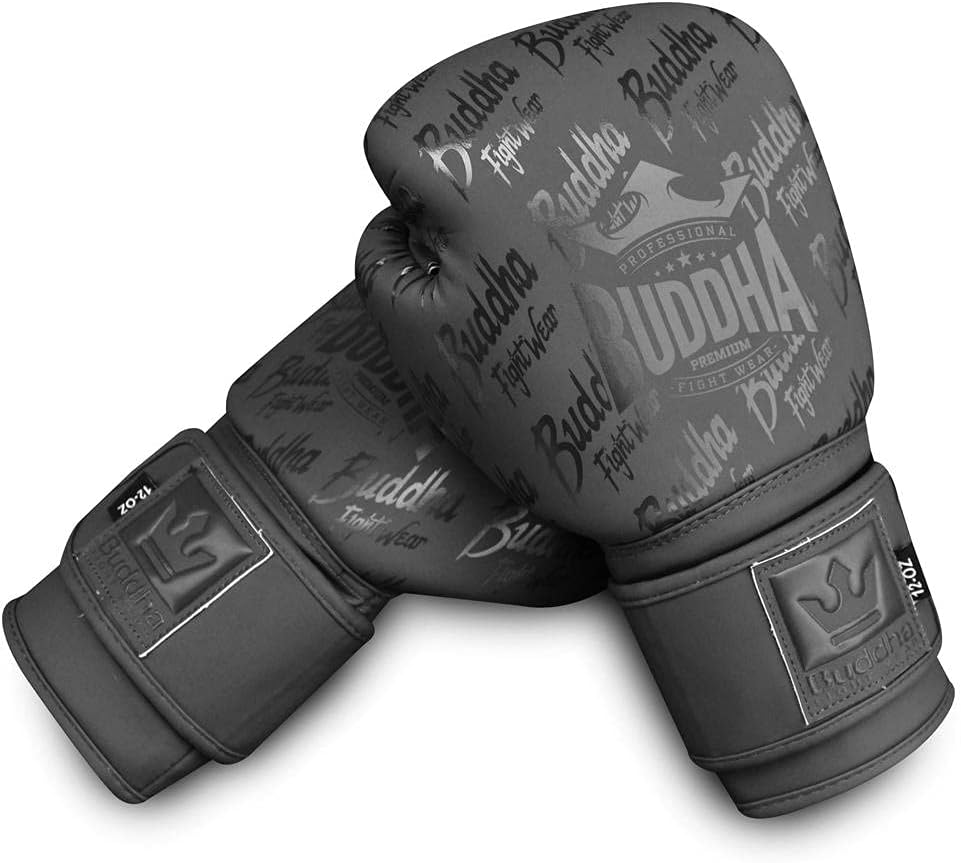 Buddha Fight Wear. Training and Fighting Gloves, Special Edition, Handmade, Boxing, Muay Thai, Kick Boxing and MMA Top Premium Matte Model