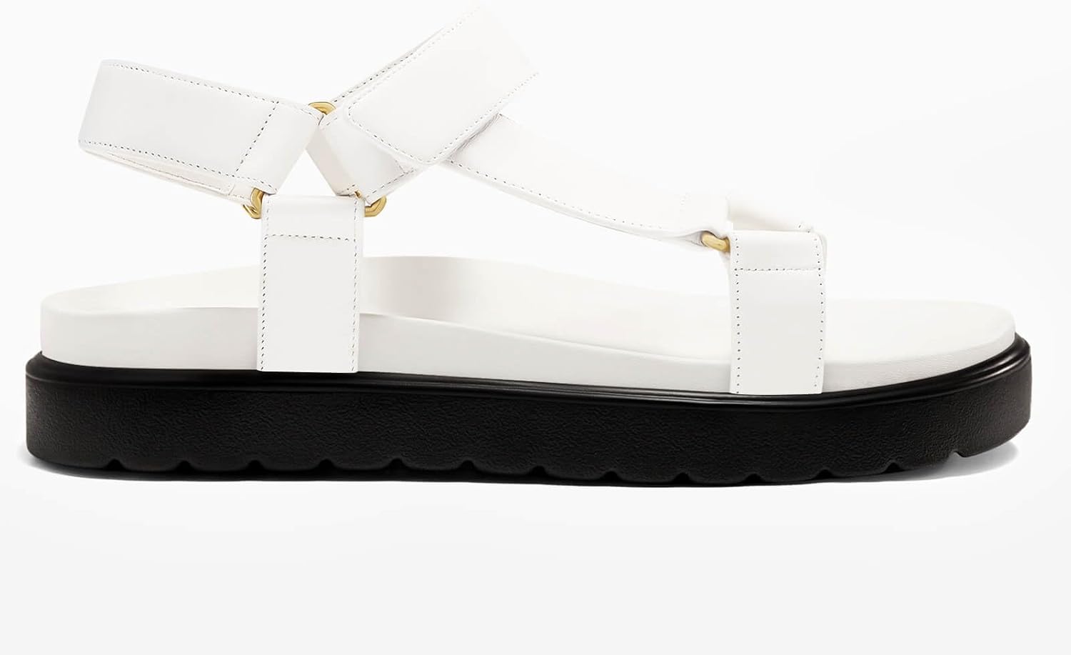 Coutgo Womens Platform Sandals Comfortable Open Toe Adjustable Strap Summer Vacation Shoes - Image 5