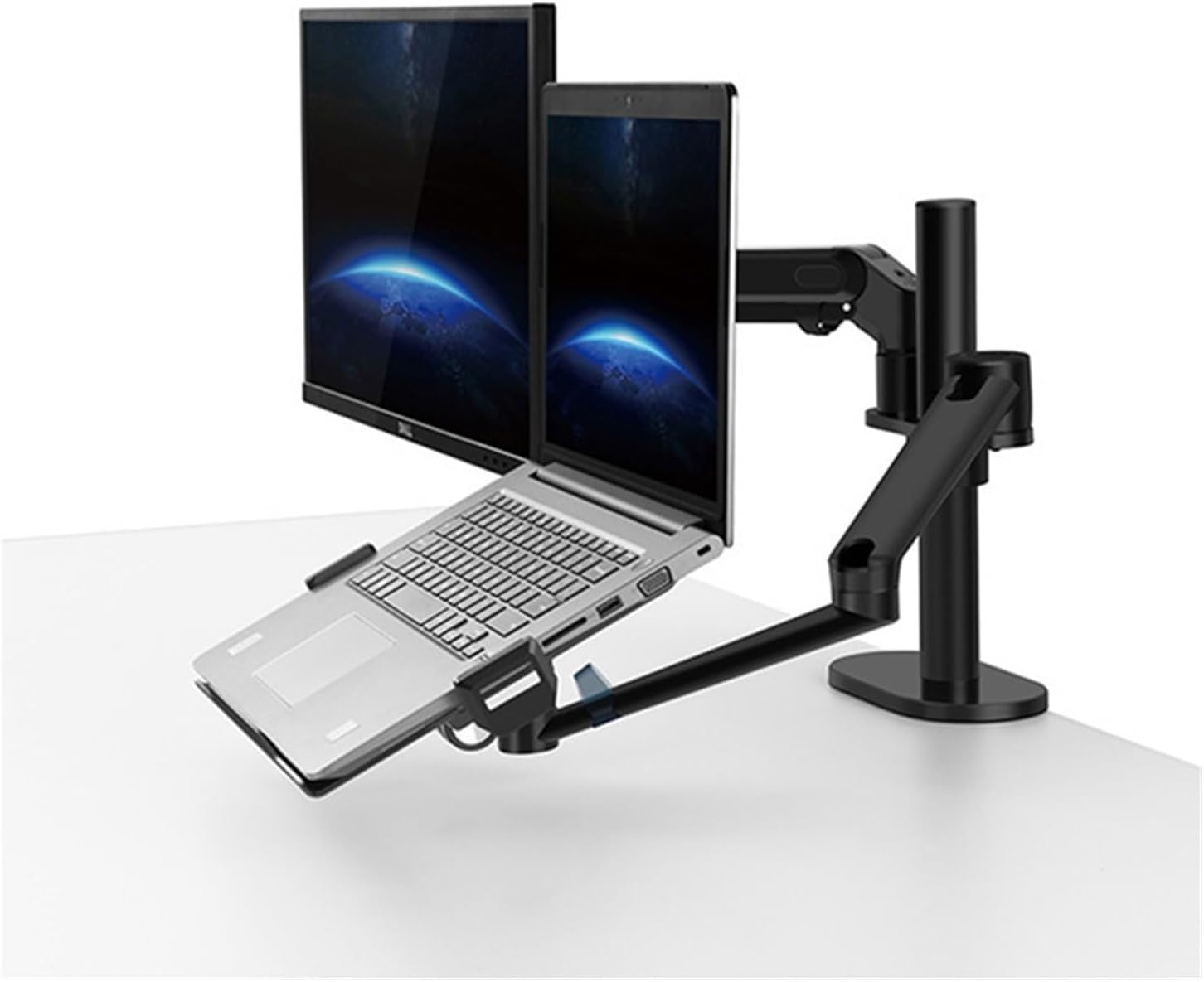 stand monitor dual-screen office lifting and heightening bracket type punch-free 32-inch