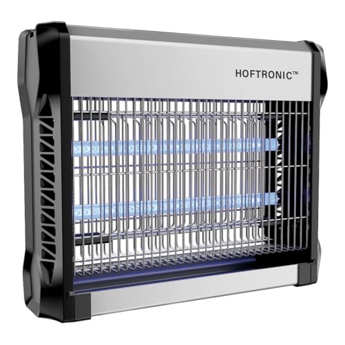 HOFTRONIC Volt - Destructeur d'insectes 4200 Volt (Haute Tension) - Piège à Insectes UV 16 Watt 50m² - Très Efficace Contre Les Mites Alimentaires, Mites...