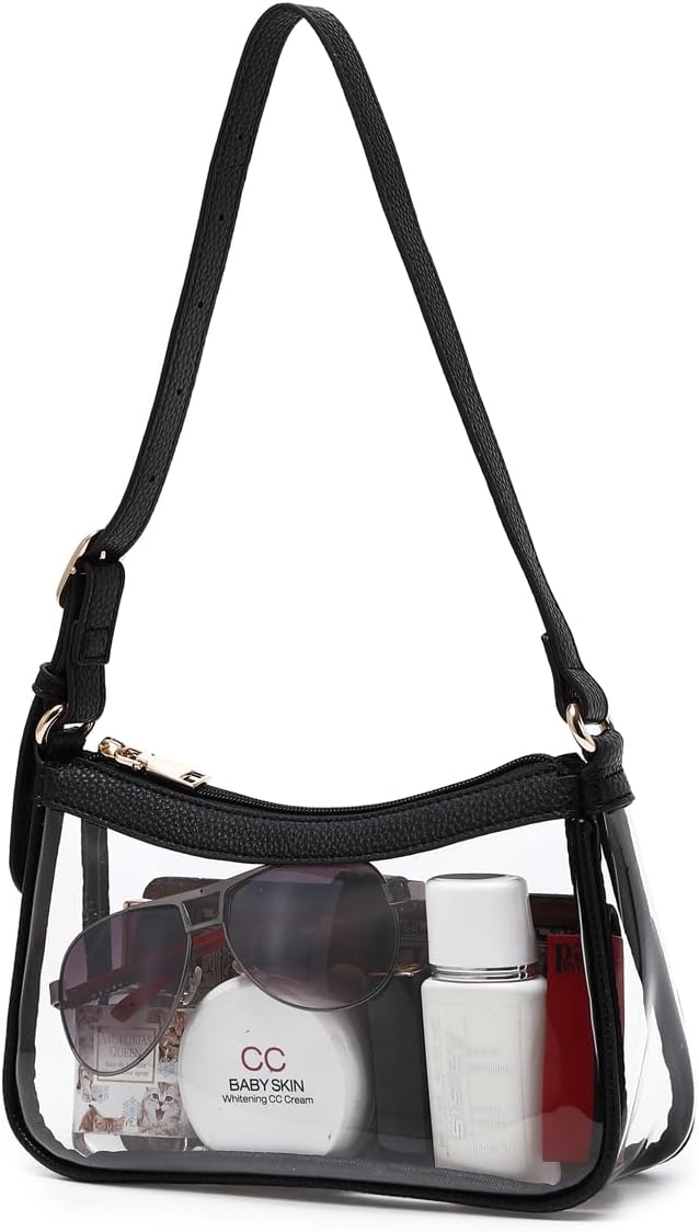 Stadium Approved Clear Bag Women's Transparent Handbag Small Clear Purse Bags - Image 6