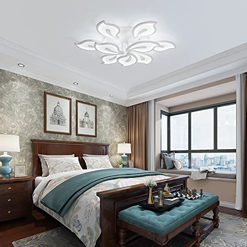 Qcyuui moderna plafoniera a led dimmerabile