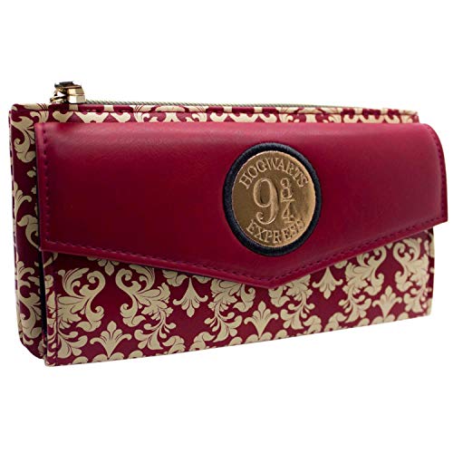 Cartera de Hogwarts Express Billete Platform 9 3/4 Rojo