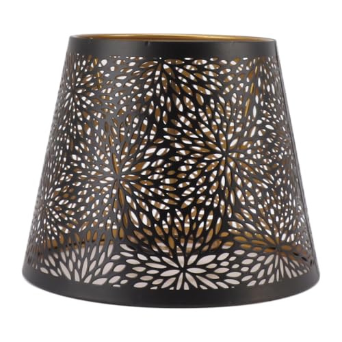 HERCHR Lampshades E27 Light Shade,Small Lamp Shade,Tree Shadow Lampshade,Black Light Shade,Metal Lamp Shade Small Lamp Shades Black Lamp Shade Modern Lamp Shade