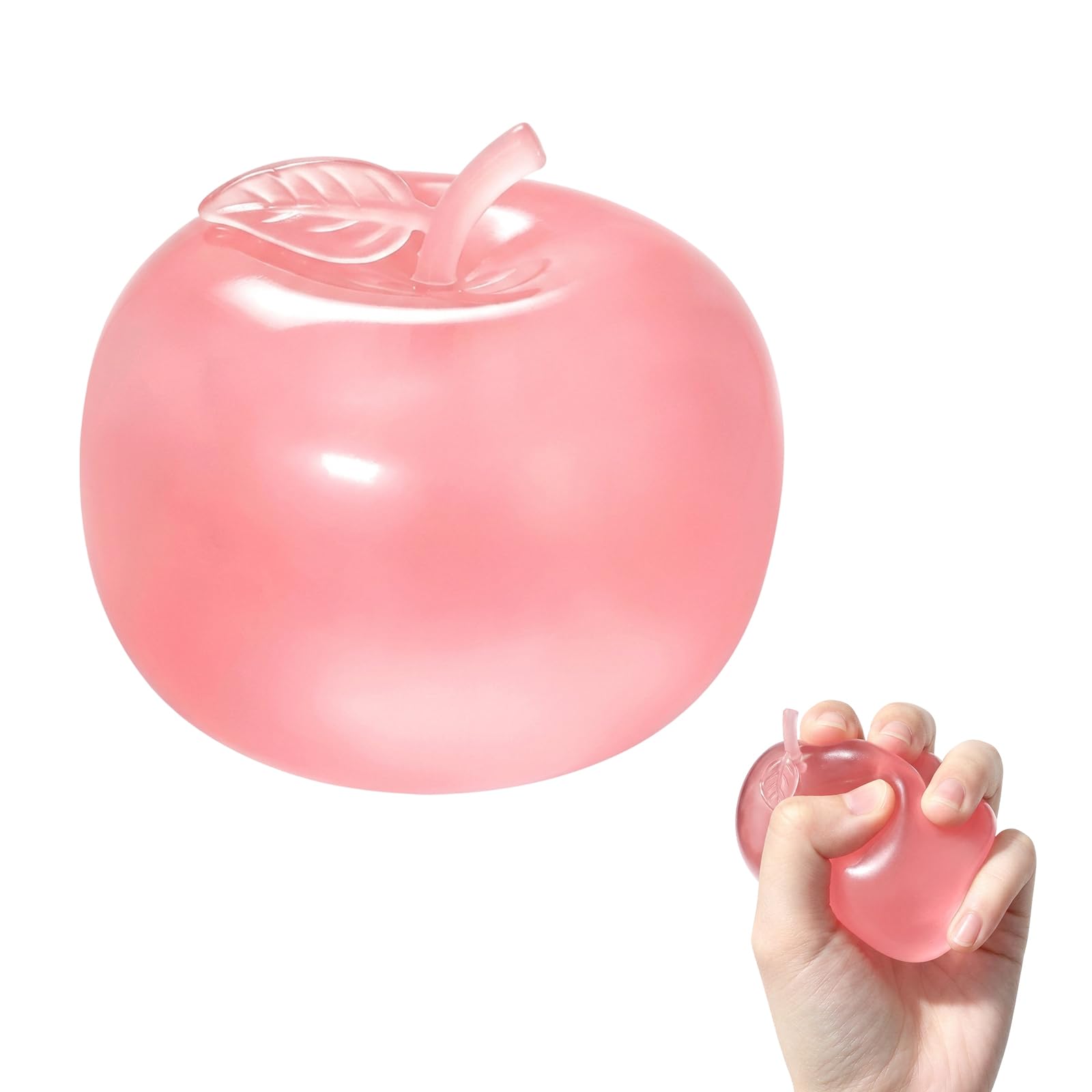 1Pcs Apple Ball, Stress Relief Sensory for Office Desk and Classroom Use, Fidget Tool for Focus and Relaxation,Calming Anxietys Sensory for Birthday Party Favors, Easter Gifts, Stocking Fillers