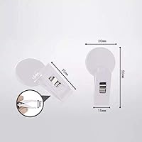 Vista 2 de 2 soportes para boletos para parabrisas de automóvil, clip de ventosa para ventana, multifunción, para billetes, abrazadera para tarjetas