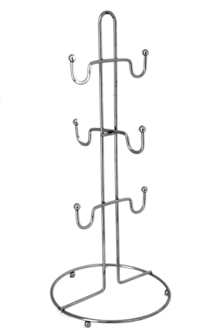 Zero To Infinity Store Stainless Steel 6 Tea/Coffee Cup Holder