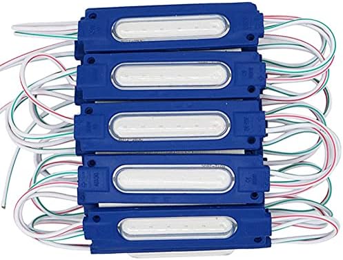 YSY Luces LED para escaparates para exteriores, módulo de luz COB, luces LED con cinta adhesiva, impermeable, luz de ventana para tienda de