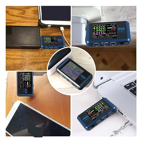 Testeur USB multifonction rapide avec détecteur de courant et protection tension