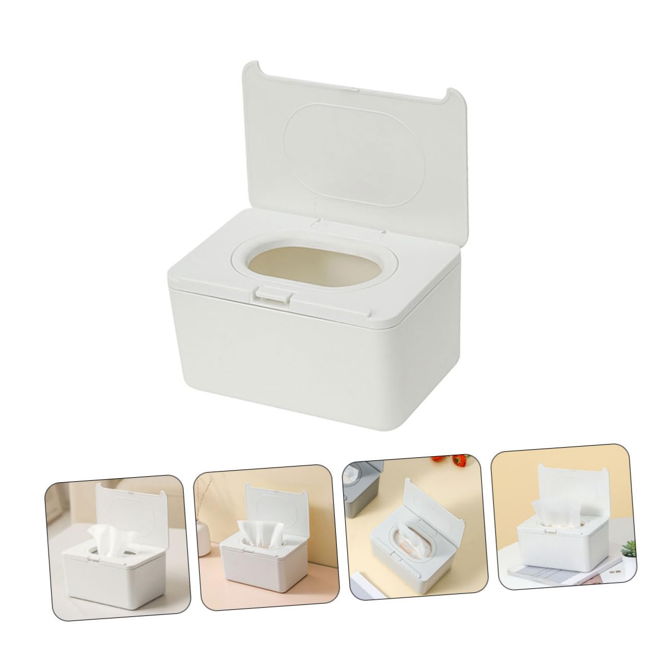 Kisangel 2piezas Contenedor Toallitas Humedas Dispensador Toallitas Porta Bebes