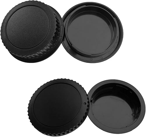 Miniatura 4 de Tapa del cuerpo y tapa trasera de lente para cámara Canon EOS EF EF-S en T7 T6 90D 80D 77D 70D 60D 5Ds 1DX 5D 7D / 6D Mark II III 200D Rebel SL3 SL2