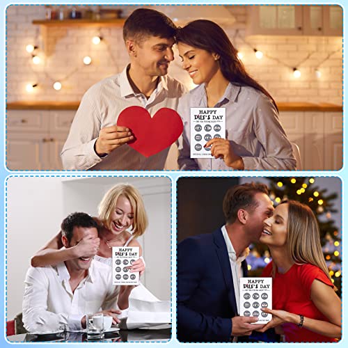 Facraft Funny Fathers Day Card For Husband Boyfriend Him 4X6 Naughty Scratch Off Fathers Day Gift Card For Husband From Wife Dilf Greeting Card Happy Father's Day Gifts For Boyfriend From Girlfriend #TOP2