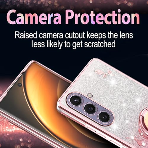 Coque Samsung S25 Plus抗震防摔保护壳 带有钢化膜和指纹环 - 5