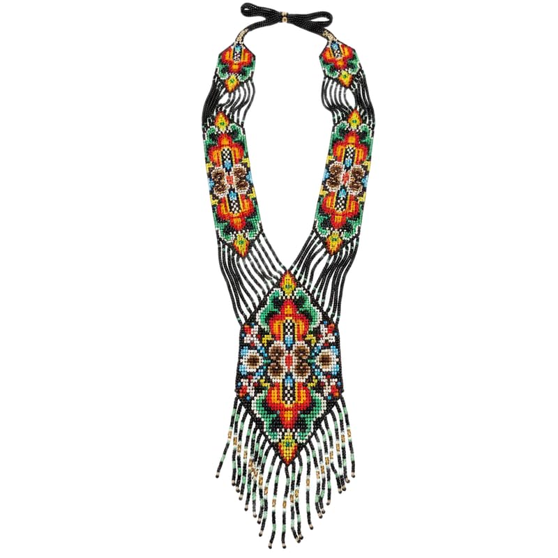 Collier Gerdan ukrainien multicolore idéal pour sublimer une tenue bohème chic