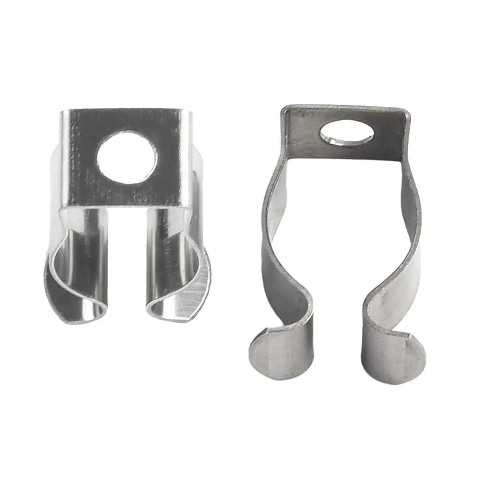 10Pcs Fixing Clips Spring Clip Clamp Holders Heavy Duty Lamp Tube Base Tool T8/T10 Pipes for 25mm/32mm Dia(T10 46mm)