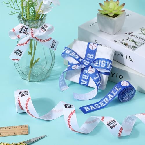 GORGECRAFT 7/8 Inch Printed Sport Ball Wrapping Ribbon 5 Yards