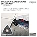 BOSCH OSL300CR 1-Piece 3 In. Starlock Oscillating Multi Tool Grout & Abrasive Carbide Grit Delta Rasp for Applications in Thinset Removal