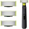 Set of 3 | Replacement Upgraded T-Blades For OneBlade Electric Trimmer | Compatible with OneBlade Electric Shaver