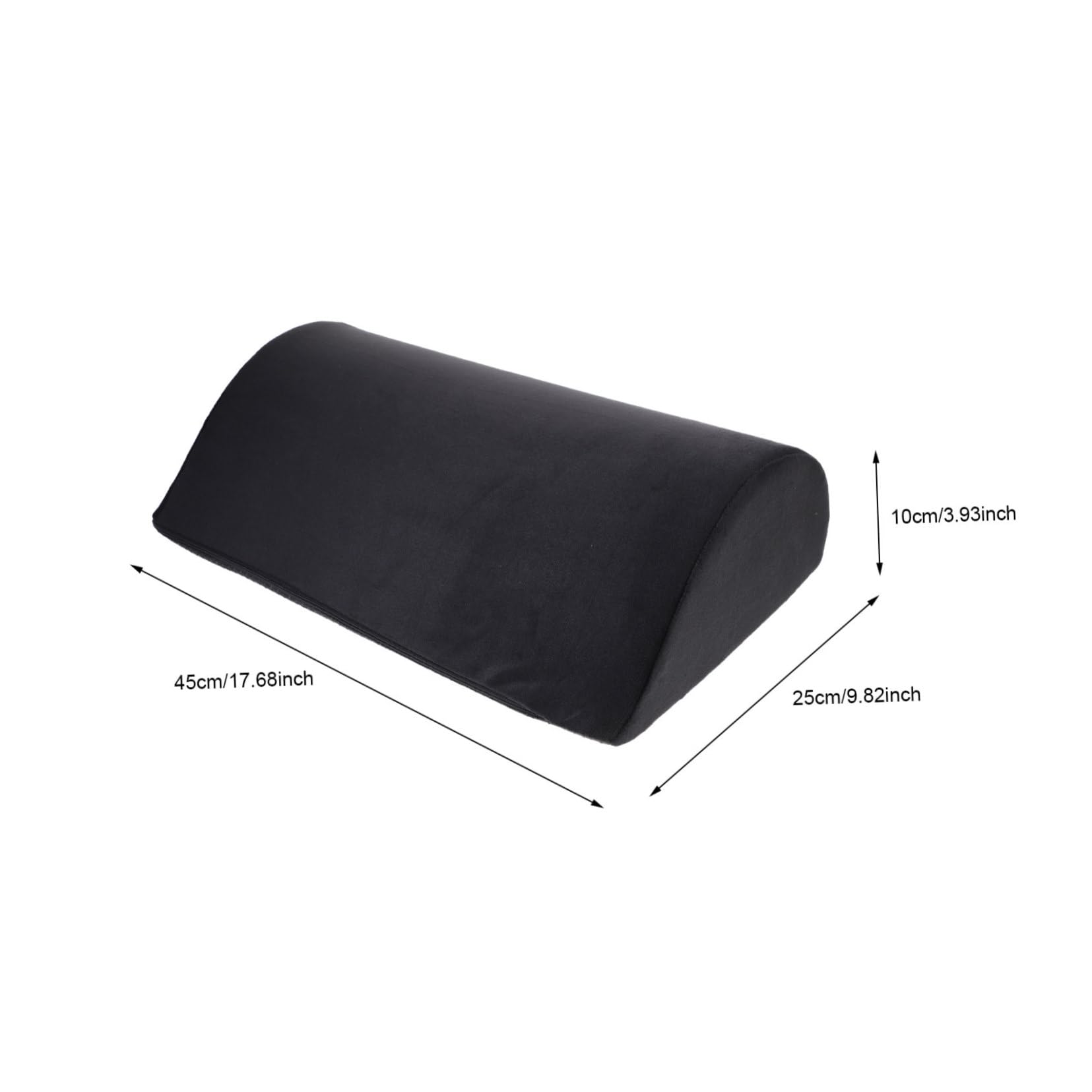 ABOOFAN Memory Knee Pillow for Lumbar Support Ergonomic Portable Bolster Pillow for Office Home Detachable Washable Cover Lightweight Leg Elevation Wedge Slope Design