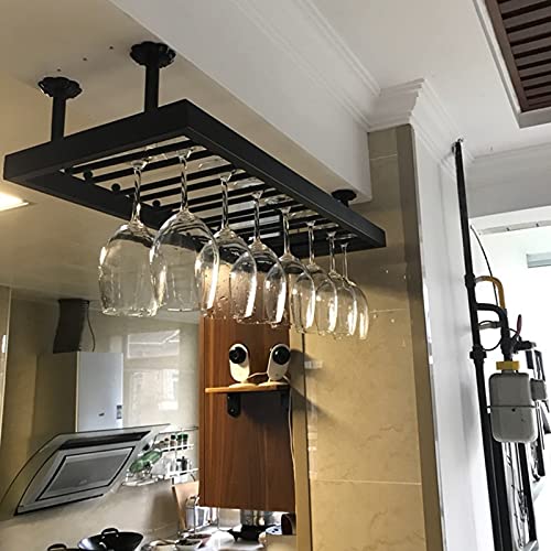 Soporte de vino con portavasos para colgar miniatura 5