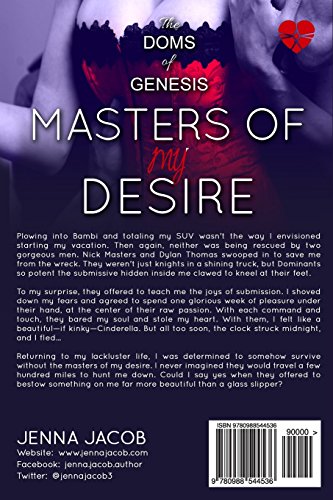 Masters Of My Desire (The Doms Of Genesis, Book
