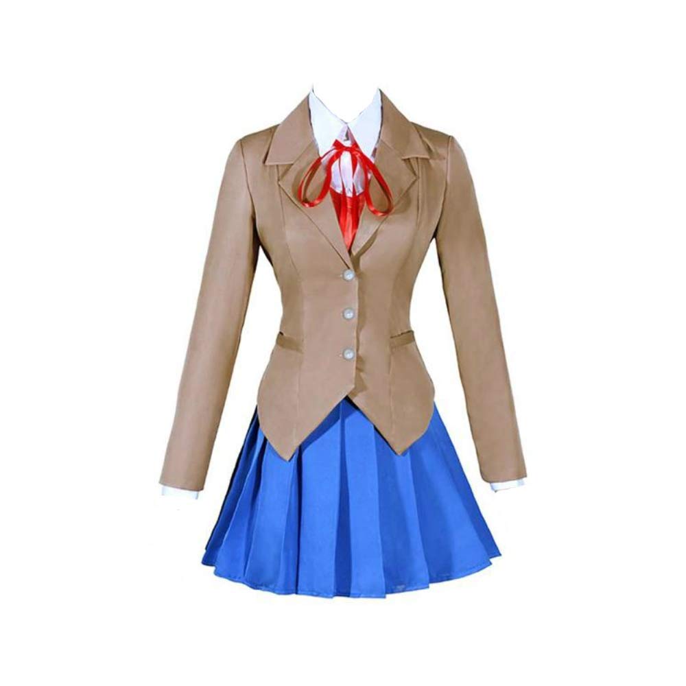 Sayori Yuri Natsuki Monika Uniform Cosplay Costume, Literature Club Cosplay Women