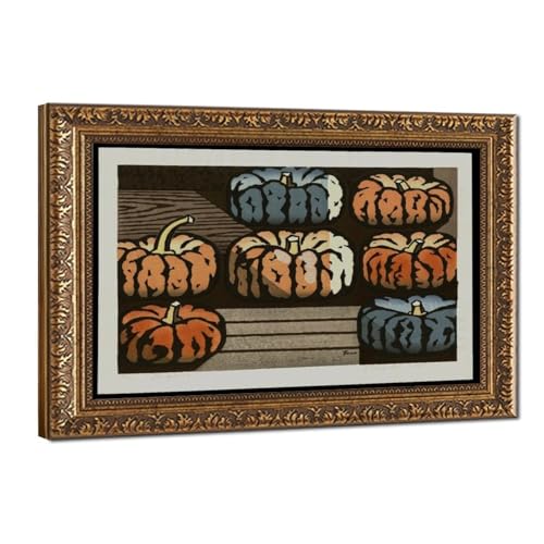 Impression sur toile Citrouilles Inagaki Tomoo rompez la monotonie de votre bureau