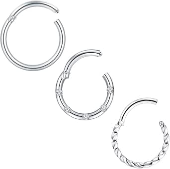 Mayhoop 16G Clear Tragus Helix Oorbellen Studs Piercing 6mm Flexibele Acryl Helix Piercing Lip Bars Retainers voor Vrouwen Mannen 6 Stks, Kunststof