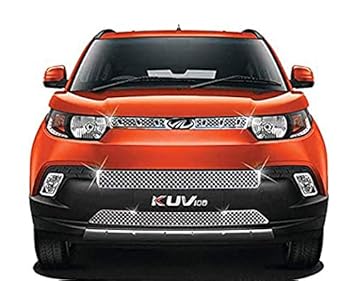CAR SAAZ Bentley Style Front Chrome Grill for KUV 100 Type 1(2016-2017)